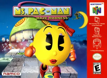 Ms. Pac-Man - Maze Madness (USA) box cover front